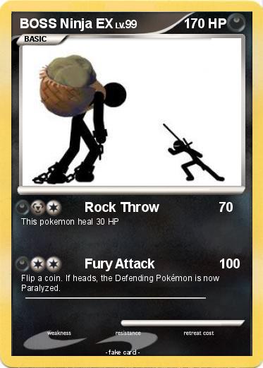 Pokemon BOSS Ninja EX