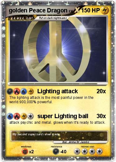 Pokemon golden Peace Dragon