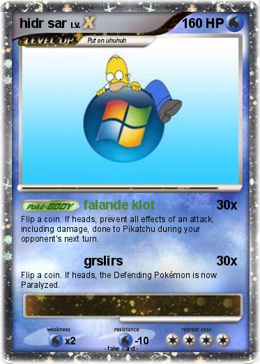 Pokemon hidr sar