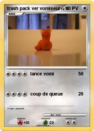 Pokemon trash pack ver vomiseur