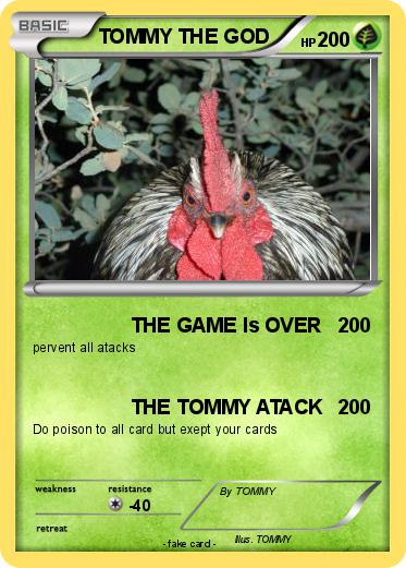 Pokemon TOMMY THE GOD