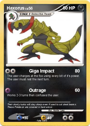 Pokemon Haxorus