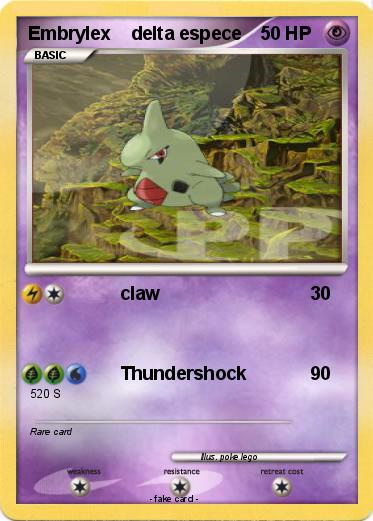 Pokemon Embrylex    delta espece