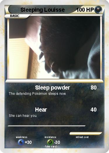 Pokemon Sleeping Louisse