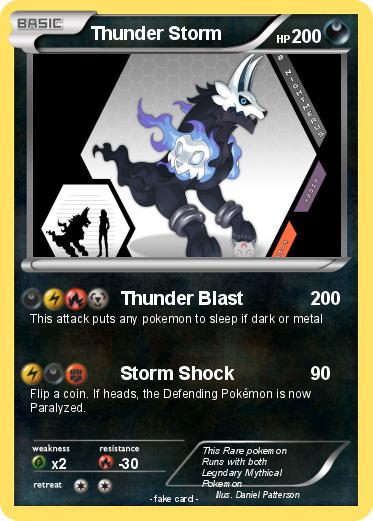 Pokemon Thunder Storm