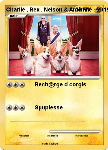 Pokemon Charlie , Rex , Nelson & Amémlie --2019