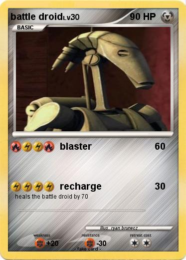 Pokemon battle droid
