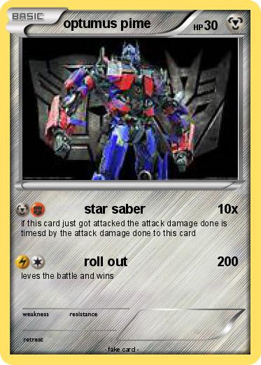 Pokemon optumus pime