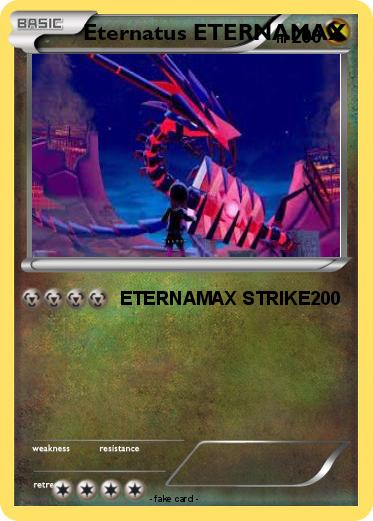 Pokemon Eternatus ETERNAMAX