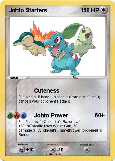 Pokemon Johto Starters