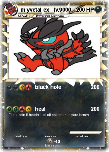 Pokemon m yvetal ex   lv.9000