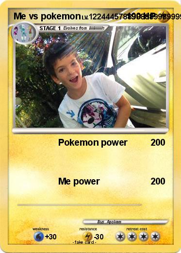 Pokemon Me vs pokemon