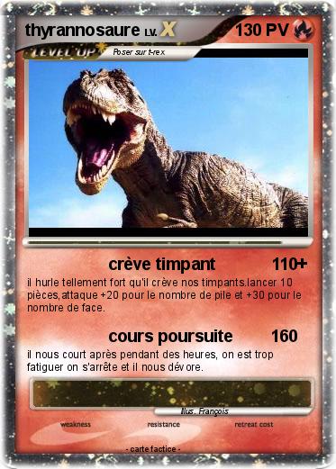 Pokemon thyrannosaure