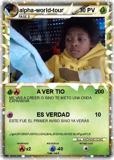 Pokemon alpha-world-tour