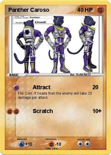 Pokemon Panther Caroso
