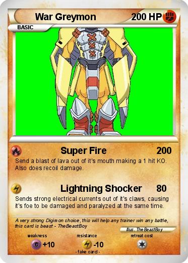 Pokemon War Greymon