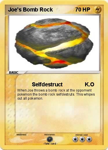 Pokemon Joe's Bomb Rock