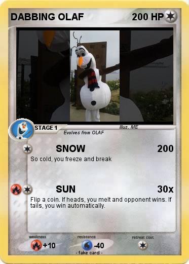 Pokemon DABBING OLAF