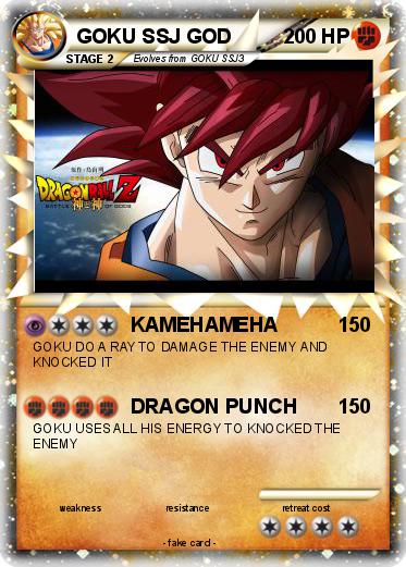 Pokemon GOKU SSJ GOD