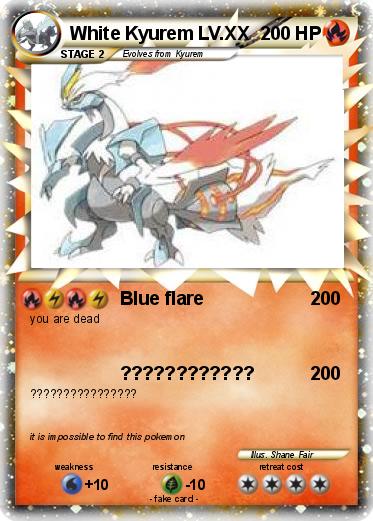 Pokemon White Kyurem LV.XX