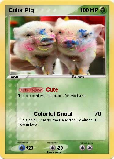 Pokemon Color Pig