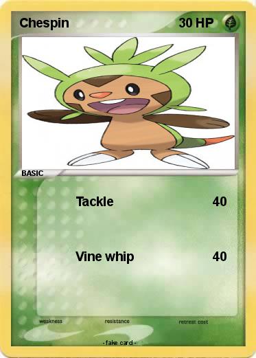 Pokemon Chespin