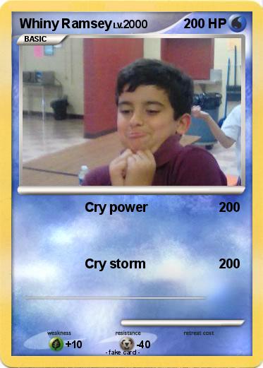 Pokemon Whiny Ramsey