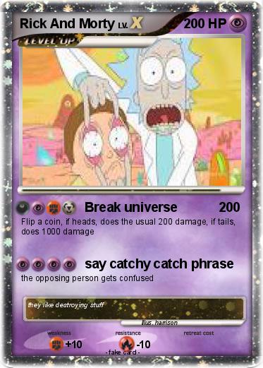 Pokemon Rick And Morty