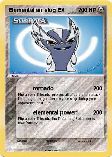 Pokemon Elemental air slug EX