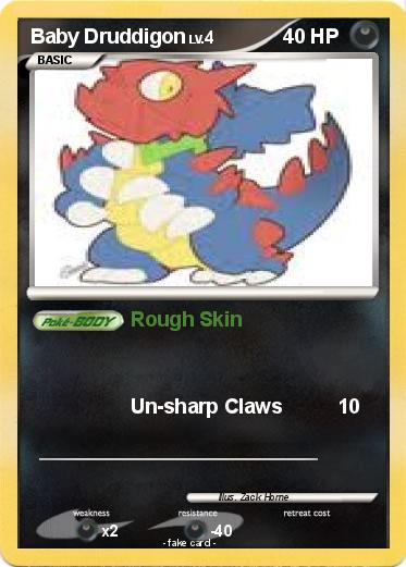 Pokemon Baby Druddigon