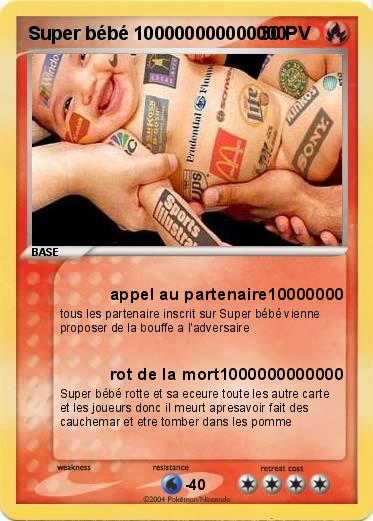 Pokemon Super bébé 100000000000000