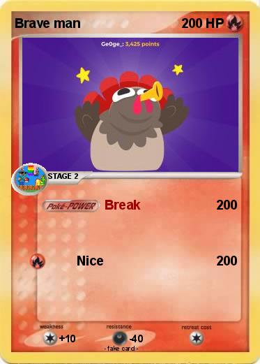 Pokemon Brave man