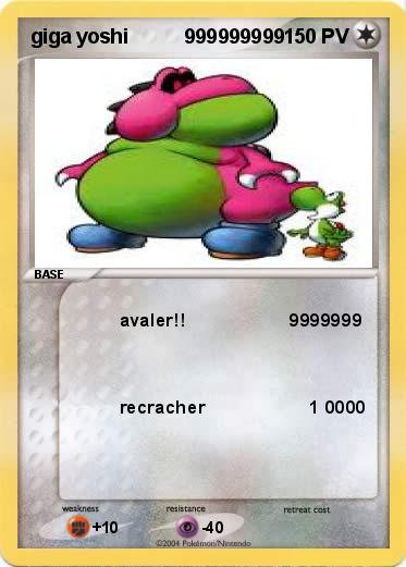 Pokemon giga yoshi          999999999