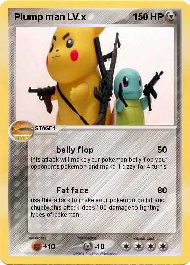 Pokemon Plump man LV.x