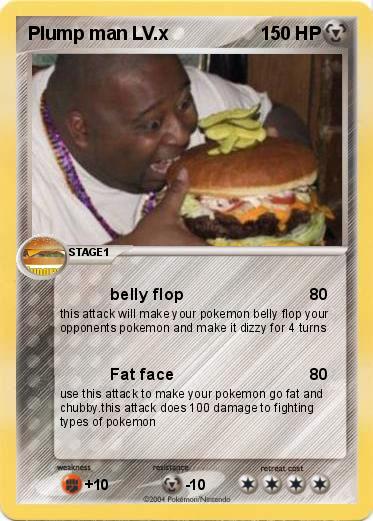 Pokemon Plump man LV.x