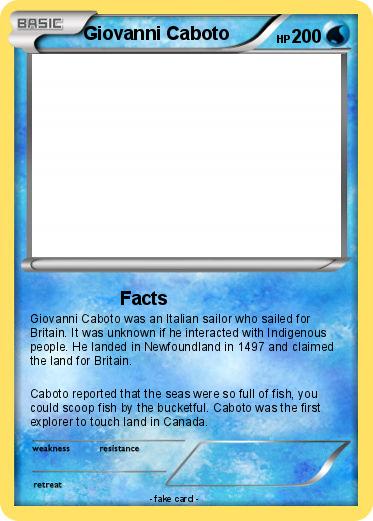 Pokemon Giovanni Caboto