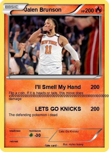 Pokemon Jalen Brunson