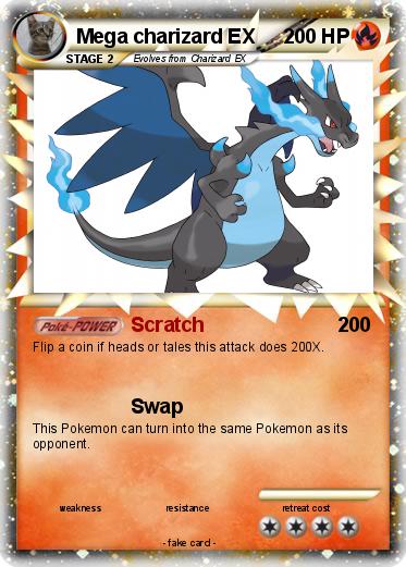 Pokemon Mega charizard EX