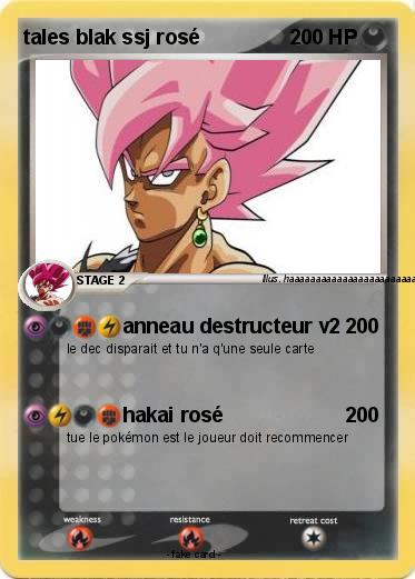 Pokemon tales blak ssj rosé