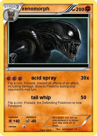 Pokemon xenomorph