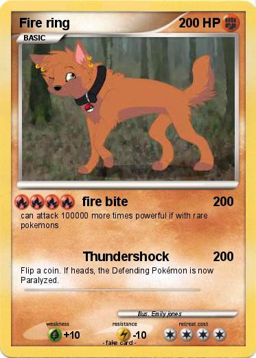 Pokemon Fire ring