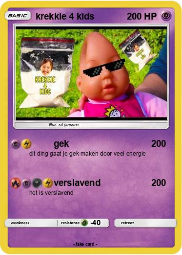 Pokemon krekkie 4 kids