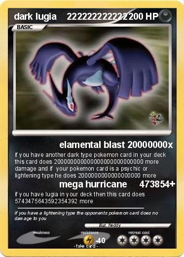 Pokemon dark lugia    222222222222