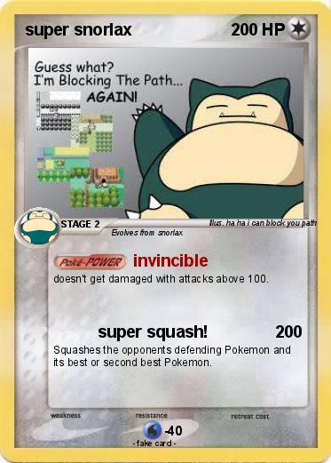 Pokemon super snorlax