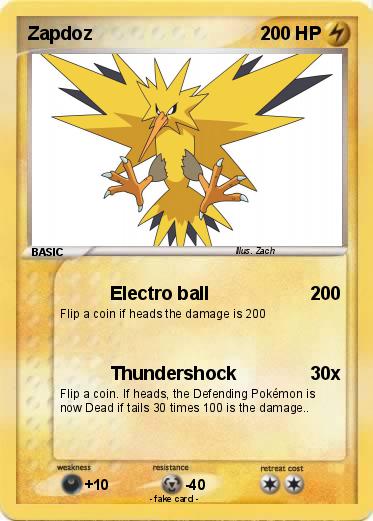 Pokemon Zapdoz