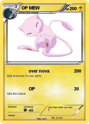 Pokemon OP MEW