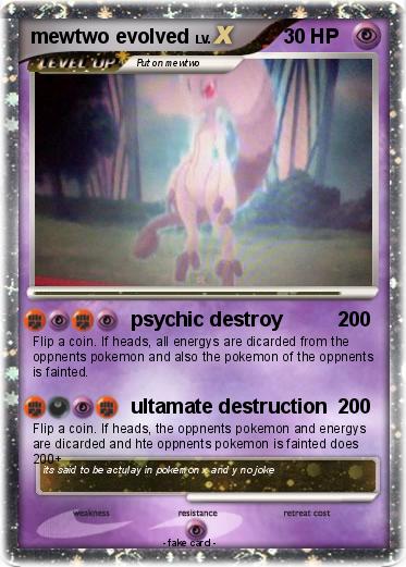 Pokemon mewtwo evolved