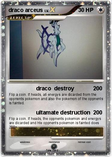 Pokemon draco arceus
