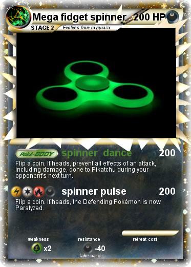 Pokemon Mega fidget spinner