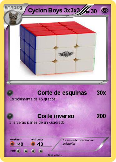 Pokemon Cyclon Boys 3x3x3